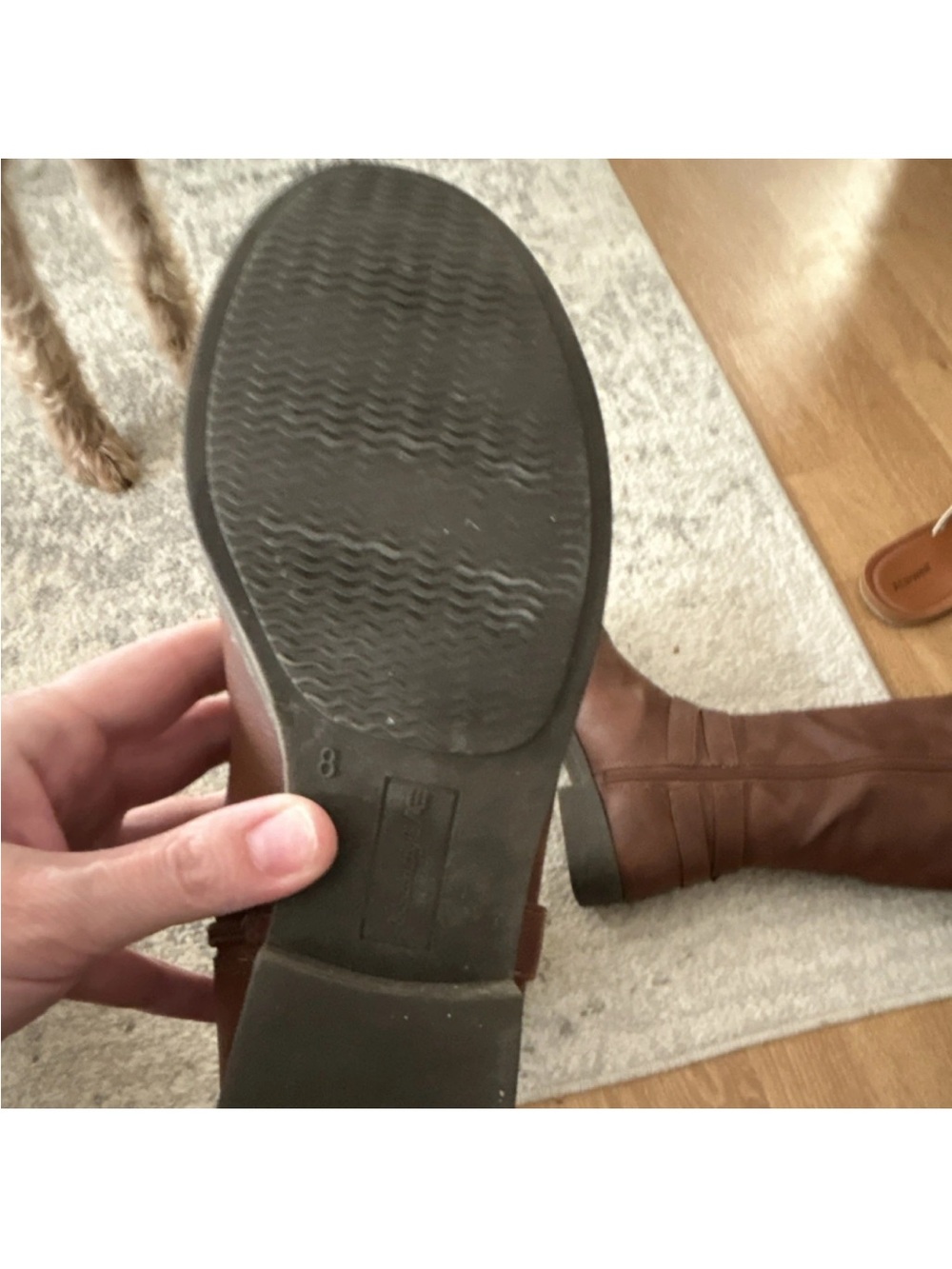 American Eagle Outfitters Brown Tall Riding Boots - Picture 6 of 6